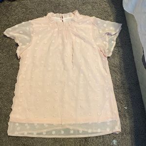 a dressy top, pink, from SHEIN